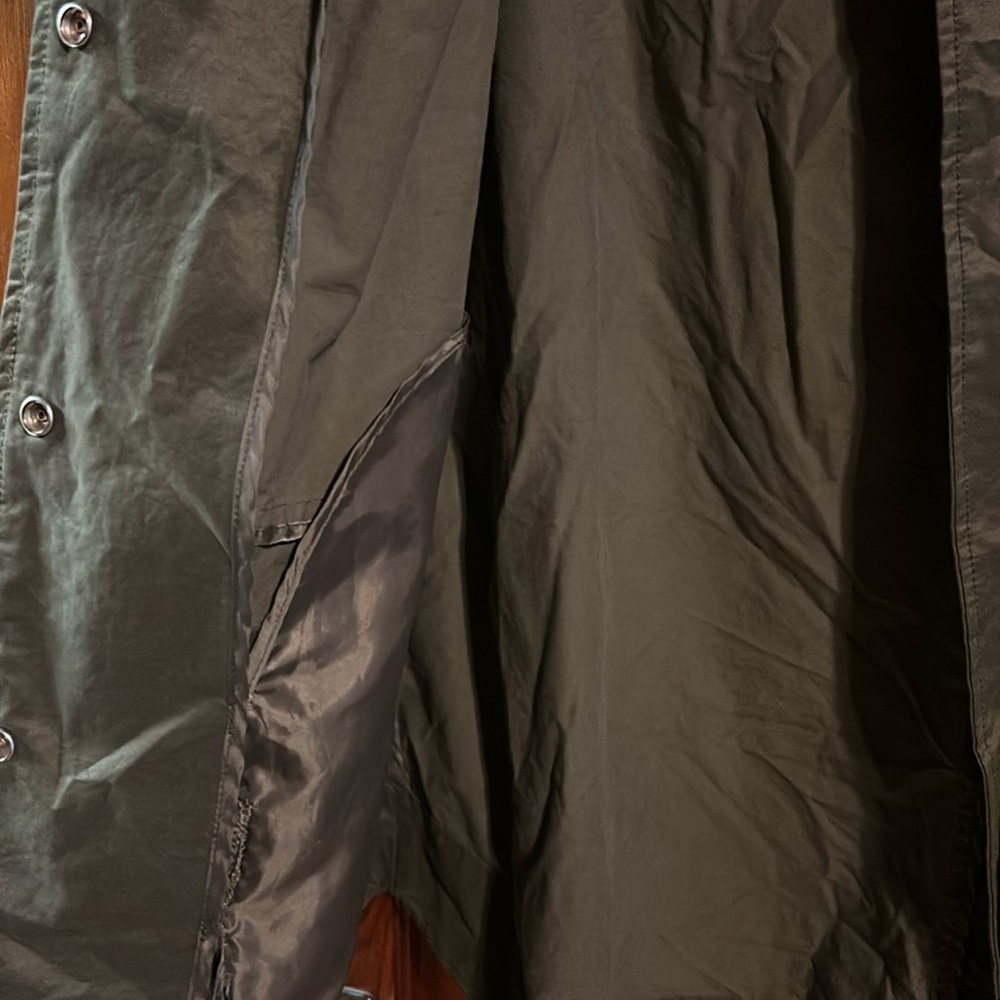 Zara army green coat - Picture 3 of 5